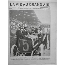 1904 COURSE VOITURE COUPE GORDON BENNETT EMPEREUR GUILLAUME II THERY VICTOIRE