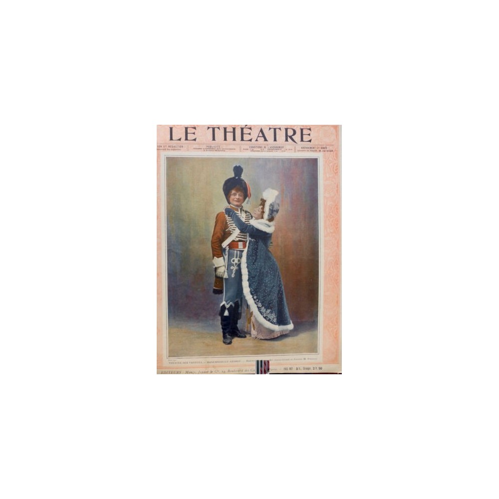 1901 THEATRE MME SIMON GIRARD MELLE GEORGE BRASSEUR FASSINET LAVALLIERE