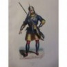 1846 GRAVURE CIRCASSIEN HOMME SOLDAT ASIE