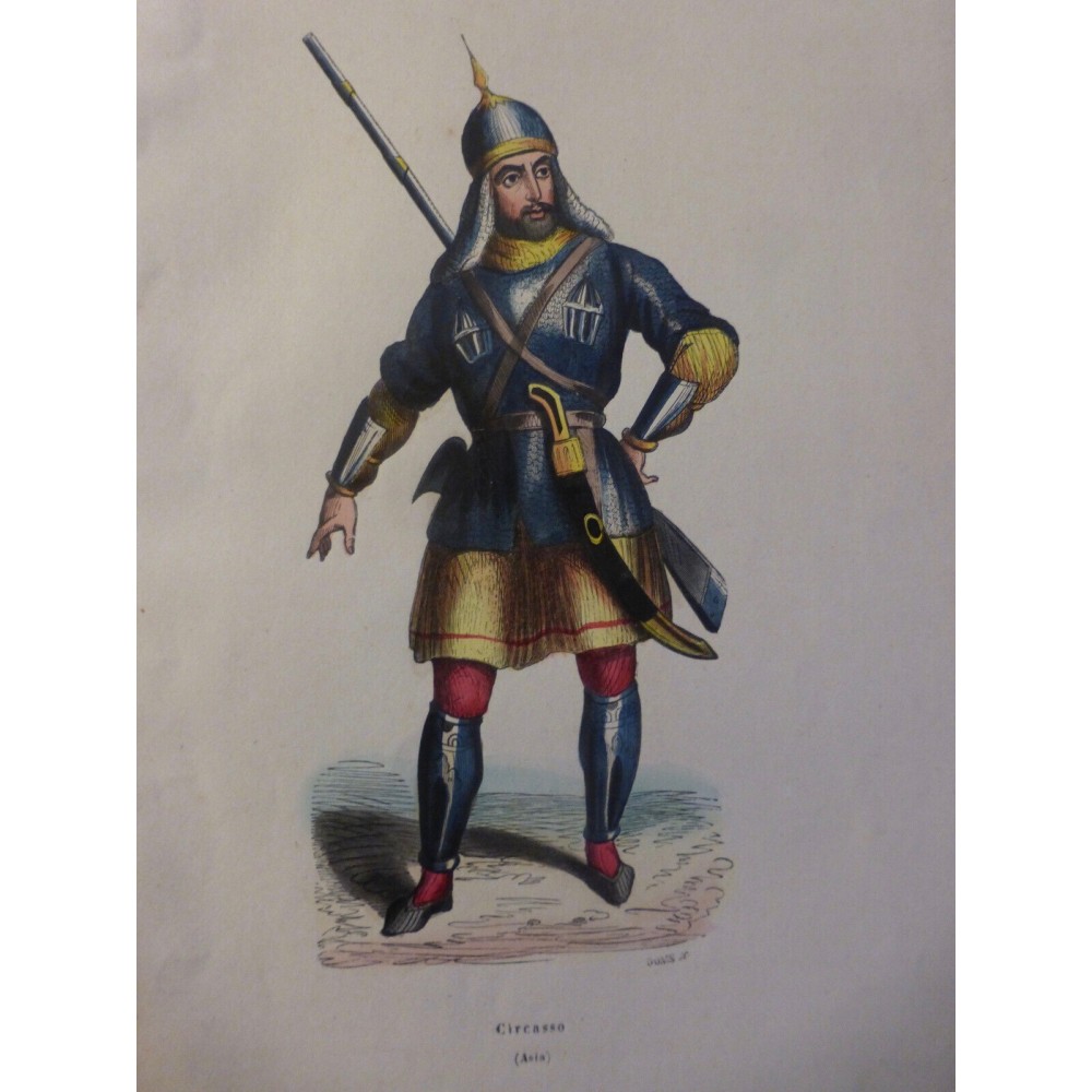 1846 GRAVURE AFGANISTAN HOMME HERAT