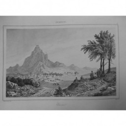 1835 GRAVURE ARMENIE VILLE ERIVAN