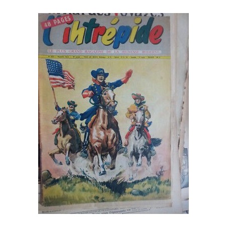 1900 WESTERN COWBOY INTREPIDE BUFFALO BILL SOLDAT DRAPEAU USA