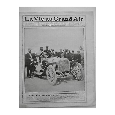 1906 COURSE VOITURE CIRCUIT MONT VENTOUX TADDEOLI PREMIER ASCENSION