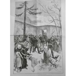 1886 I CRIME ASSASSINAT CHATEAUVILAIN ATTAQUE GENDARME PISTOLET FEMME TUÉ