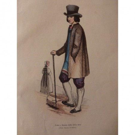 1846 GRAVURE BADEN HOMME