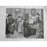 1886 UI PARIS REPETITION PROFESSEUR ARTISTE CAFÉ CONCERT PIANISTE CHANTEUSE