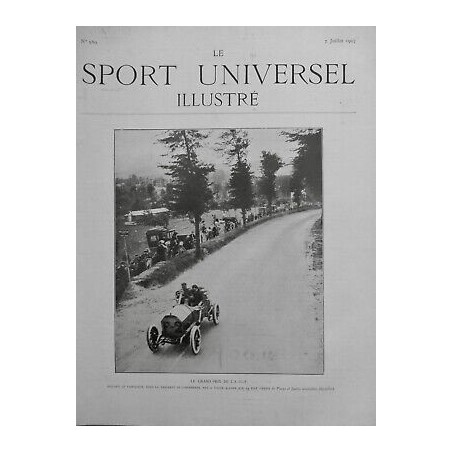 1907 COURSE VOITURE CIRCUIT GRAND PRIX ACF NAZZARO VAINQUEUR DESCENTE LONDINIERE