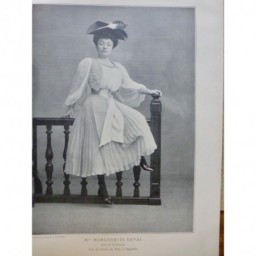 1902 THEATRE MLLE HATTO CECILE SOREL CHERUBIN MARGUERITE DEVAL BAGATELLE