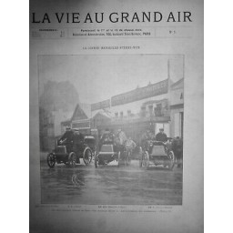 1904 COURSE VOITURE CIRCUIT MARSEILLE HYERES NICE GAGNANTS KNYFF HOURGIERE POGNO