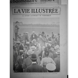 1901 COURSE VOITURE CIRCUIT PARIS BERLIN FOURNIER TRIOMPHE HIPPODROME WESTEND
