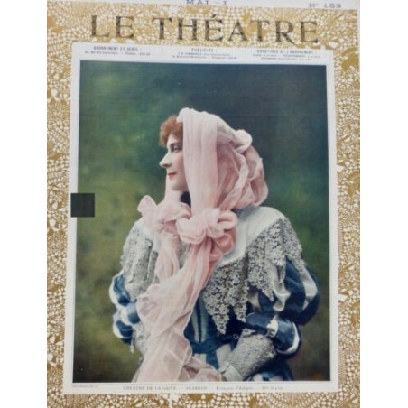 1905 THEATRE MLLE SYLVIE FRANCOISE AUBIGNE VAN DYCK LOHENGRIN MLLE FERRAR AMICA