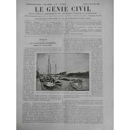 1926 GC NAVIGATION SALON NAUTIQUE INTERNATIONAL CANOT HYDRO GLISSEUR SEINE