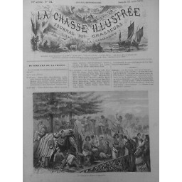 1877 JARDIN ACLIMATATION PRESENTATION ETRES HUMAINS VILLAGE NUBIEN