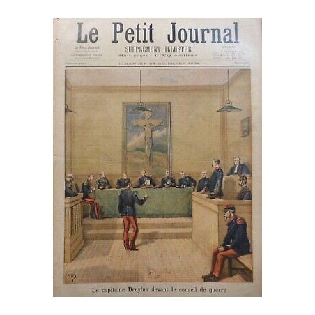 1894 PJ CAPITAINE DRAYFUS CONSEIL GUERRE