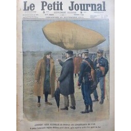 1910 PJ CONQUERANTS AIR AERONAUTE ANGLAIS WILLOWS ACCEUILLI AGENT FISC