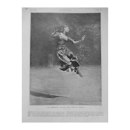 1909 I DANSE DANSEUSE INTERPRETE ORIGINALE VALSES STRAUSS SOEUR WIESENTHAL