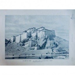 1908 TIBET BOUDDHISME DZONG PALAIS GOUVERNEUR CHINOIS CHIGATSE