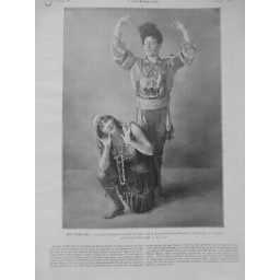 1910 I DANSEUSE DANSEUR DANSE TCHERKESSE MAX DEARLY LAVALLIERE