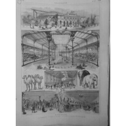 1878 I HIPPODROME ARENE MANEGE SELLERIE ECURIES