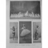 1909 I DANSEUSES DANSEUR SYLPHIDES MLLES.KARSAVINA BALDINA MLLE.PAVLOVA M.FOKINE