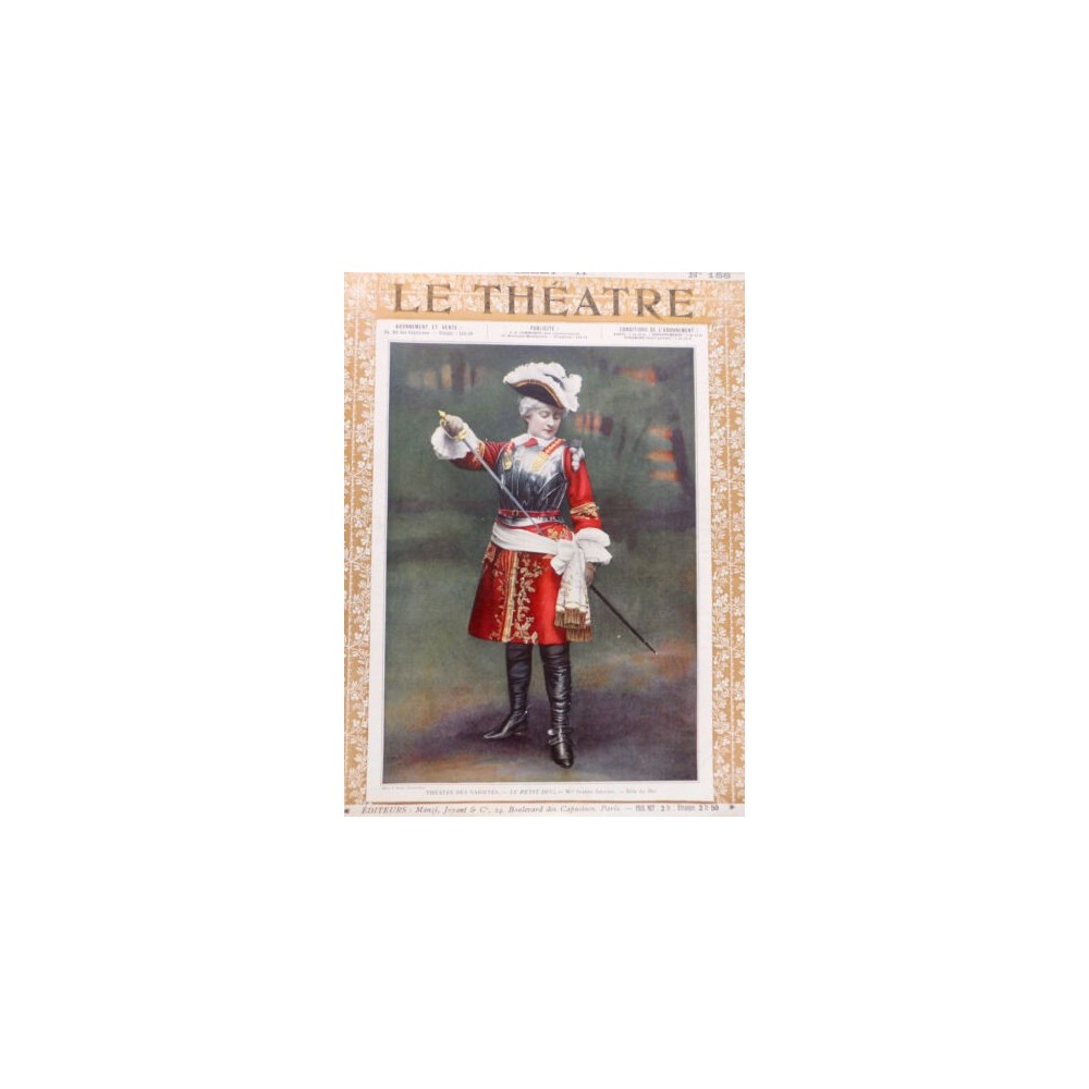 1905 THEATRE JEANNE SAULIER GERMAINE GALLOIS EVE LAVALLIERE MARIETTE SULY HELYET