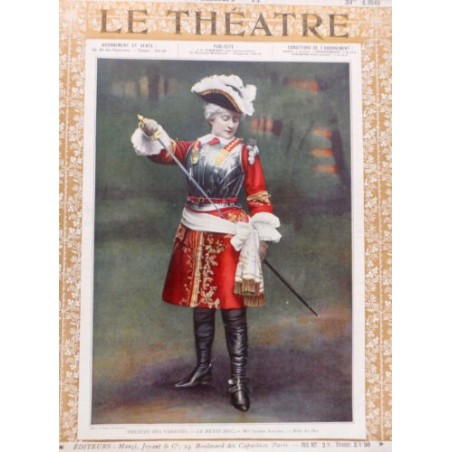 1905 THEATRE JEANNE SAULIER GERMAINE GALLOIS EVE LAVALLIERE MARIETTE SULY HELYET