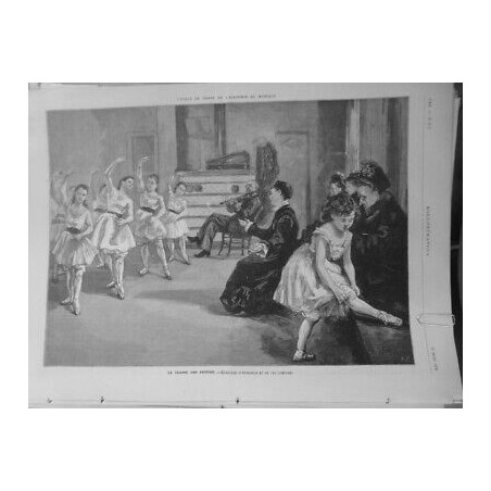 1878 I ECOLE DANSE CLASSE DES PETITES VIOLON