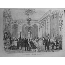 1873 PALAIS ELYSEE RECEPTION GRAND SALON