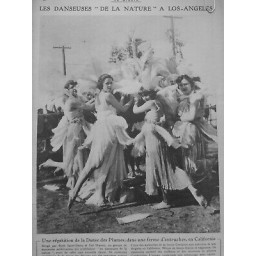 1920 M DANSE CLASSIQUE DANSEUSES NATURE LOS ANGELES RUTH SAINT DENIS TED SHAVON