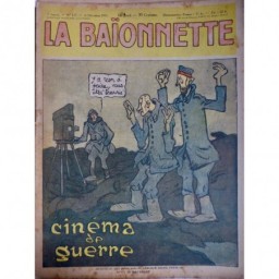 1917 DESSIN GUS BOFA GUERRE ARMEE CINEMA FILM SOLDAT CINEMATOGRAPHE