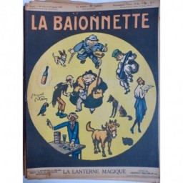 1918 DESSIN BATEMANN LANTERNE MAGIQUE