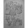 1897 MENU REPAS CONFISERIE MENU GRAVE DEVAMBEZ DESSIN HENRI PILLE