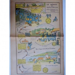 1918 DESSIN DELAW ARMEE GUERRE PERMISSION GARE TRAIN TROUPE