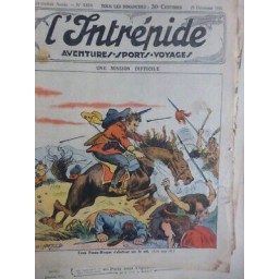 1936 COWBOY WESTERN ATTAQUE CAMP INDIENS MISION DIFFICILE