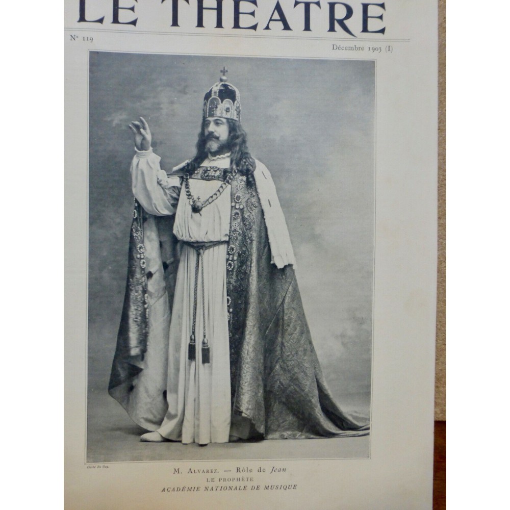 1903 THEATRE ALVAREZ PROPHETE SEGOND WEBER ANTIGONE BEYLE DORTZAL