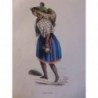 1846 GRAVURE AMERIQUE INDIEN QUITO FEMME ENFANT EQUATEUR NATIF INDIGENE