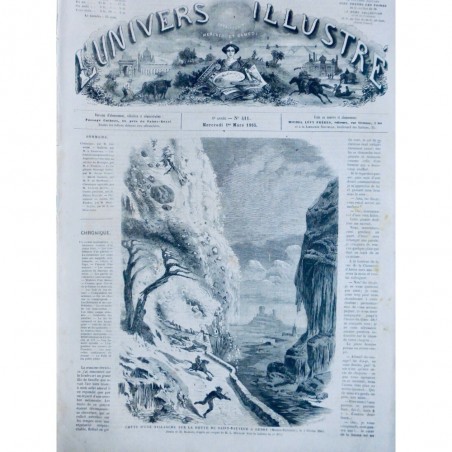 1865 UI MONTAGNE ALPINISME AVALANCHE ROUTE SAINT SAUVEUR GEDRE