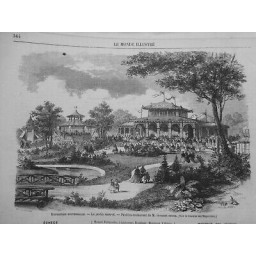 1867 EXPOSITION UNIVERSELLE BAR CAFE PAVILLON RESTAURANT M GOUSSET NEVEU