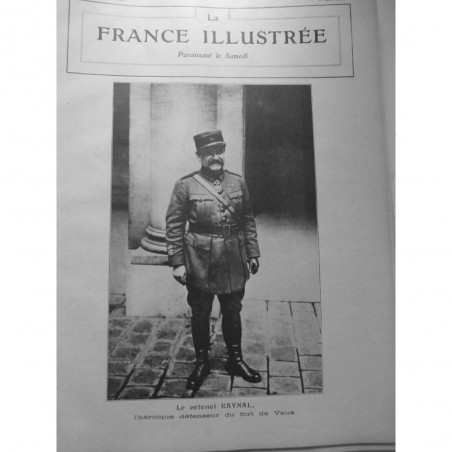 1918 FI GUERRE COLONEL RAYNAL DEFENSEUR FORT VAUX