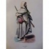 1846 GRAVURE AFRIQUE BEDOUIN ARABE NOMADE DESERT