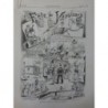 1886 FI LA FETE DE VAUGIRARD CIRQUE JEUX DIVERS CROQUIS M.BRESSLER