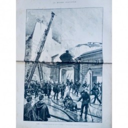 1894 MI OPERA INCENDIE MAGASIN DECORS