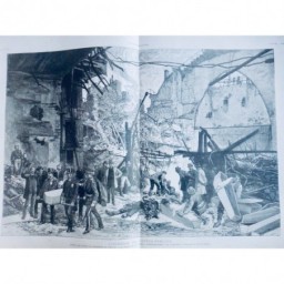 1887 I OPERA COMIQUE INCENDIE DECOMBRES