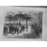 1873 UI EXERCICES MILITAIRES LYCEENS PARIS MINISTRES FUSIL