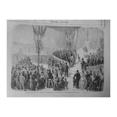 1873 UI INAUGURATION CERCLE CATHOLIQUE OUVRIERS VAUGIRARD GRENELLE