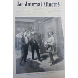 1895 CRIME FOU TETE COUPEE HOPITAL SAINT LOUIS DESSIN TOFANI