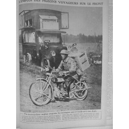 1918 PIGEONS VOYAGEUR FRONT TRANSPORT LACHER