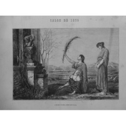 1870 I VACCIN VACCINNATION OFFRANDRE FIEVRE TABLEAU M. LEROUX