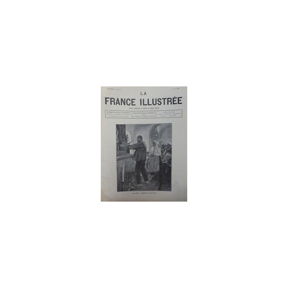 1889 PRIX DU SALON L'EX-VOTO PAR HENRI ROYER