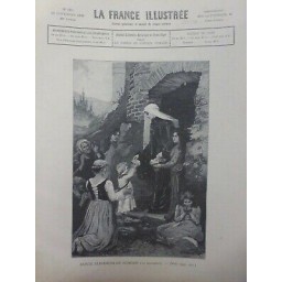 1889 SAINTE ELISABETH DE HONGRIE DISTRIBUE PAIN PAUVRES